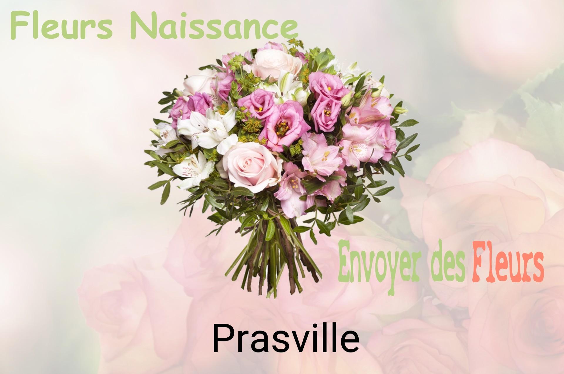 Bouquet de fleurs de naissance livré à Prasville